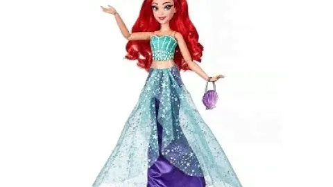 Кукла Hasbro Disney Princess Модная Ариэль Е8397 оригинал обзор