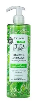 Belle Jardin Шампунь-кондиционер для жирных волос Крапива+Кератин Fito Energia Vegan-1