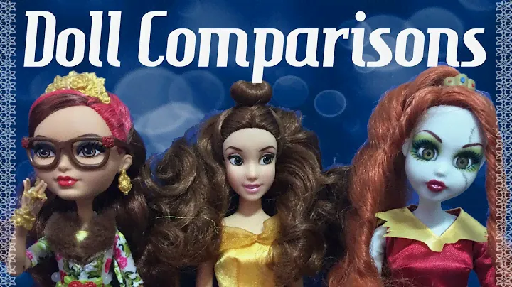 Rosabella Beauty VS Belle Disney Store & Once Upon A Zombie | Beauty and The Beast Doll Comparisons