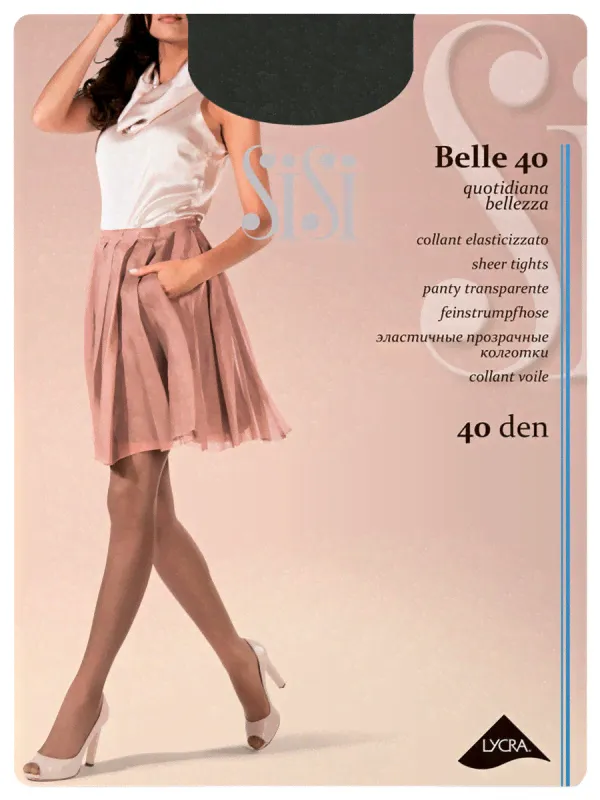 Колготки Belle 40den, Nero черный 3р-1
