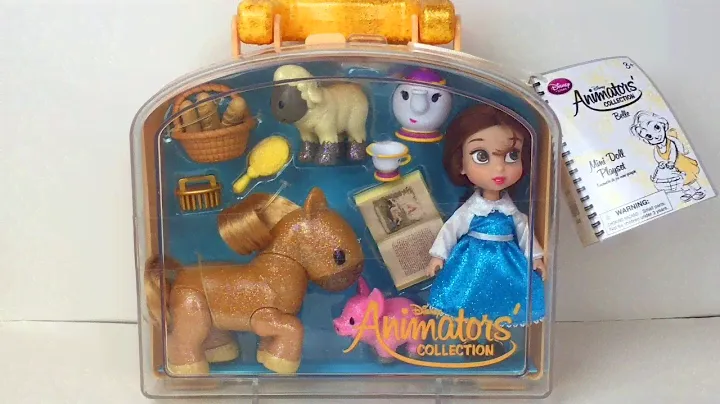 Disney Animator's Collection Belle Doll Set from Beaty and the Beast Unboxing & Review