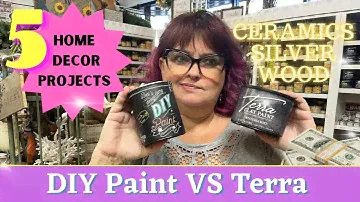 Which Furniture Paint is the Best for DIY Home Decor? Comparing Dixie Belle's Terra & DIY Paint