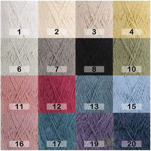 DROPS (НОРВЕГИЯ) Пряжа [BELLE UNI COLOUR] 53% хлопок, 33% вискоза, 14% лен, 120 м, 50 г
