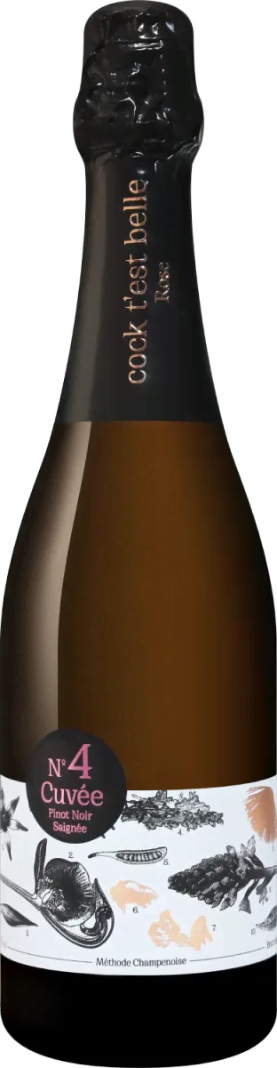 Кок т'э бэль. Пино нуар/ Кюве №3 пино нуар розеCock t'est belle. Pinot noir/Cuvee №3 pinot noir rose-0