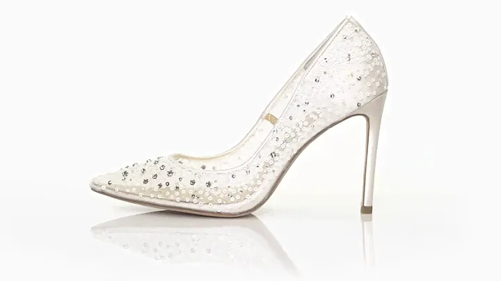 Prettiest Cinderella Wedding Shoes You'll Ever See - Bella Belle Elsa Ivory