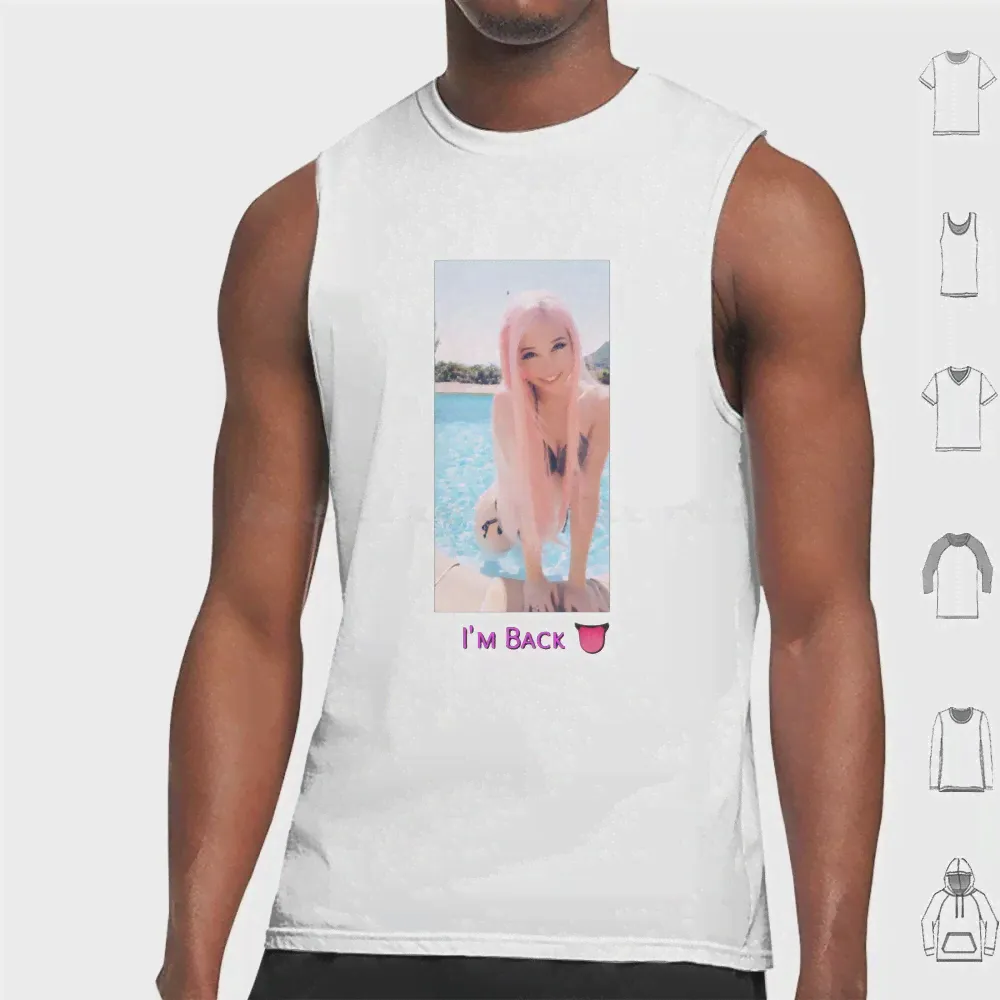 Я вернулся Belle Delphine, Топы на бретелях, Жилет Без рукавов, Belle Delphine, Мем Belle Delphine, Аниме, Мем Belle Delphine