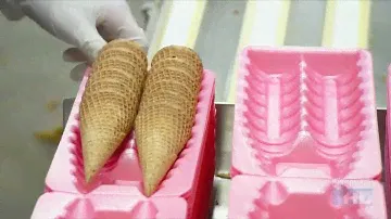 Вафельные стаканчики для мороженого | Как это сделано?