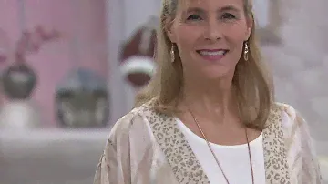 Belle by Kim Gravel Animal Print Kimono on QVC