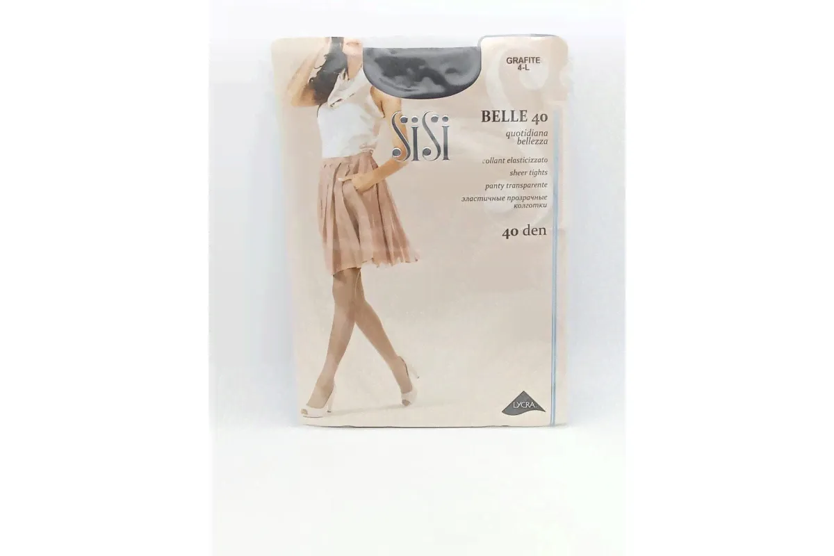 Колготки SiSi Belle 40den Grafite 4-L Графите-0