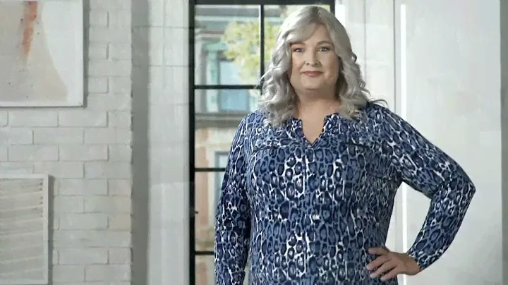 Belle by Kim Gravel Animal Print Top with Zip Pockets on QVC