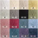 DROPS (НОРВЕГИЯ) Пряжа [BELLE UNI COLOUR] 53% хлопок, 33% вискоза, 14% лен, 120 м, 50 г