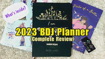 Belle De Jour planner 2023 (BDJ complete review)